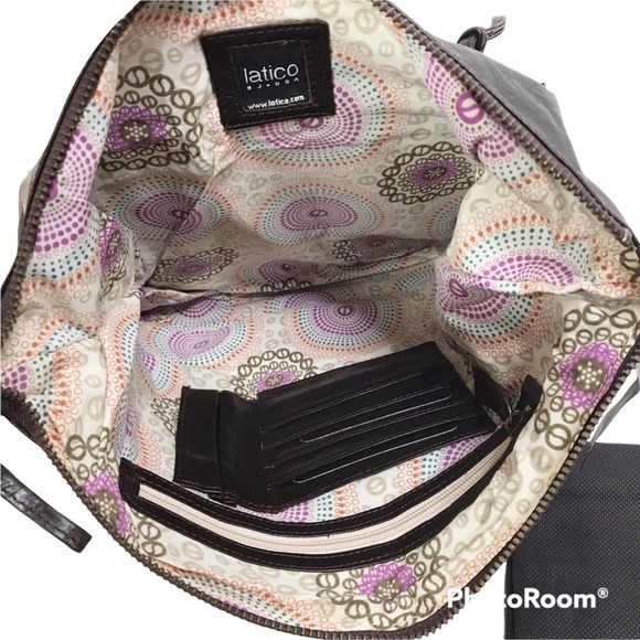 Latico leather colorblock Dee Dee shoulder bag NWT - Picture 6 of 9